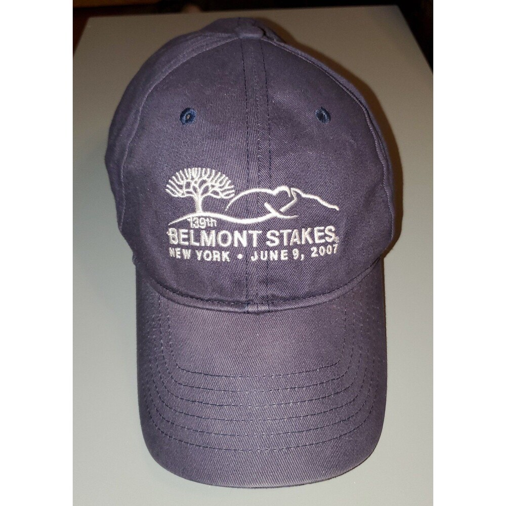 Belmont Stakes 2007 hook & Loop Strap-back hat by all pro